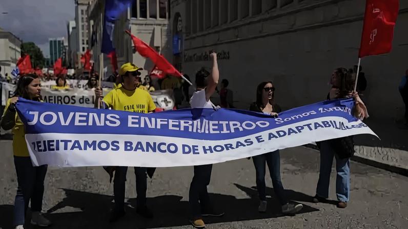 Greve em Lisboa