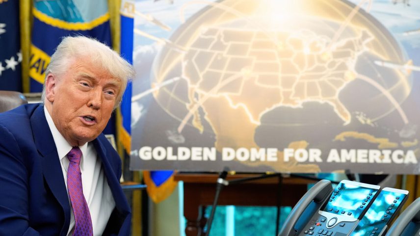 Trump promove sistema antimíssil "Golden Dome" para os EUA