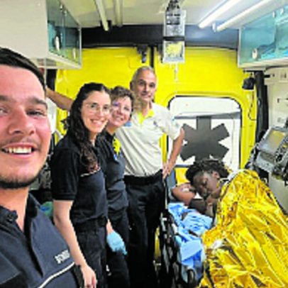 Bebé nasce em ambulância dos Bombeiros do Entroncamento