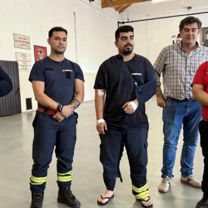 Bombeiros da Figueira da Foz que sofreram acidente receberam alta