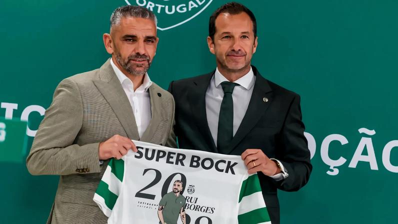 Rui Borges renovou contrato com o Sporting no dia 1 de maio