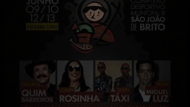 Arraial de Alvalade com Quim Barreiros, Rosinha, Táxi e Miguel Luz, de 9 a 13 de junho