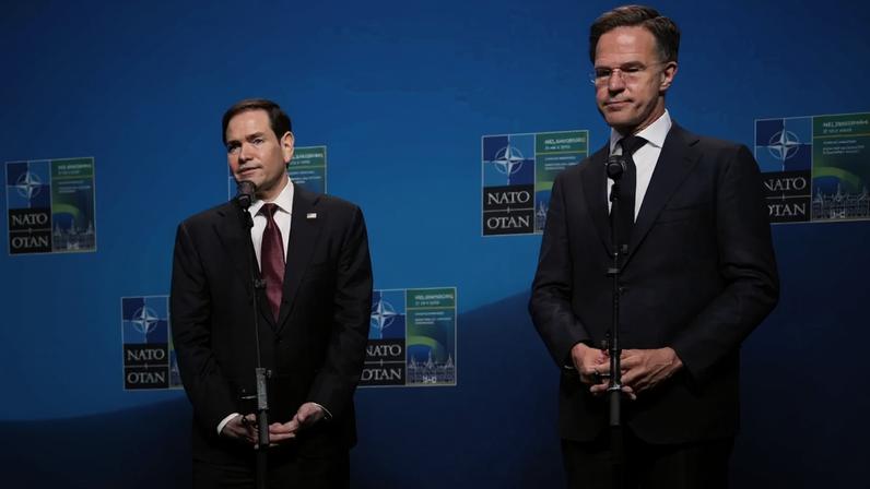 Marco Rubio e Mark Rutte