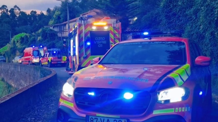 Idosa removida depois de piso ceder em casa antiga na Póvoa de Lanhoso