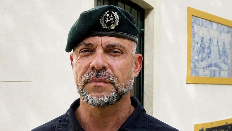 Cabo Vítor Bilro presta serviço na GNR há cerca de 25 anos