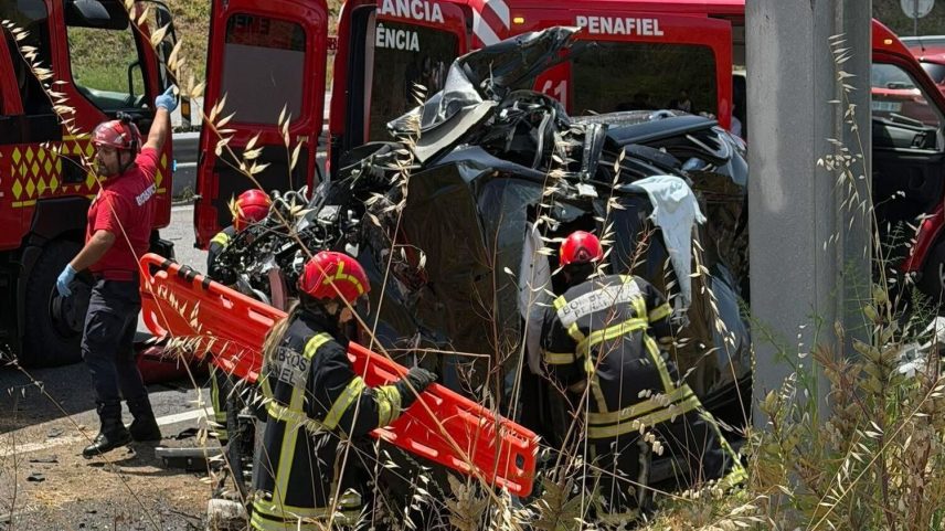 Dois feridos em despiste na A4