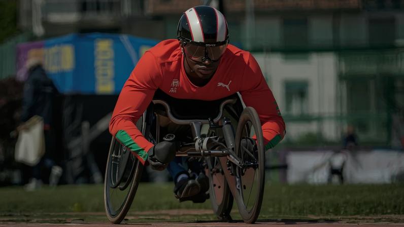 Mamudo Baldé bate recorde europeu dos 100 metros em cadeira de rodas