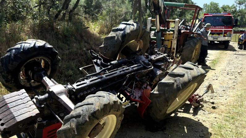 Despiste de trator prende homem em Mogadouro e é transportado de helicóptero