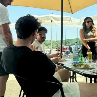 Rúben Amorim reencontra antigos jogadores do Sporting em Lisboa