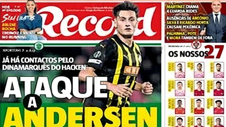 Capa do dia