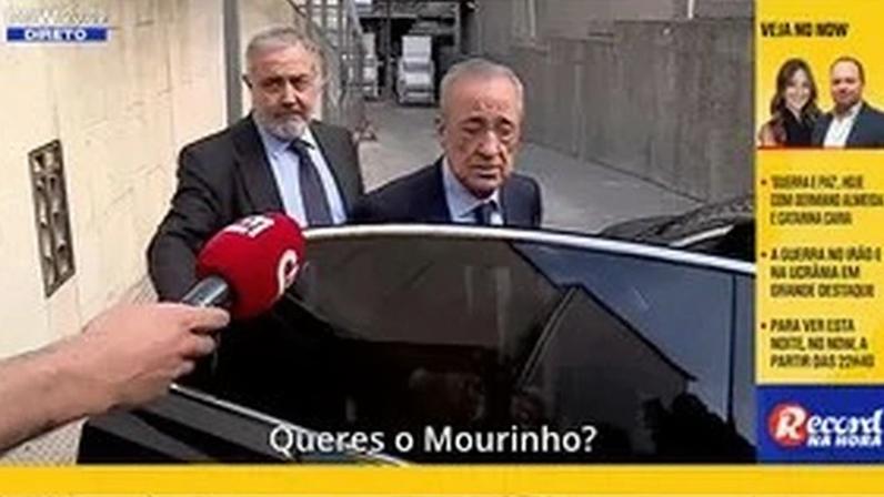 Pérez tem dois nomes para o treinador do Real Madrid e não contactou Mourinho