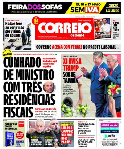 Capa do jornal