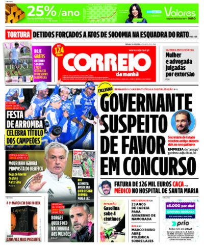 Capa do jornal