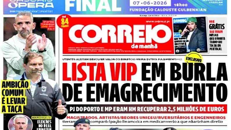 Capa do jornal