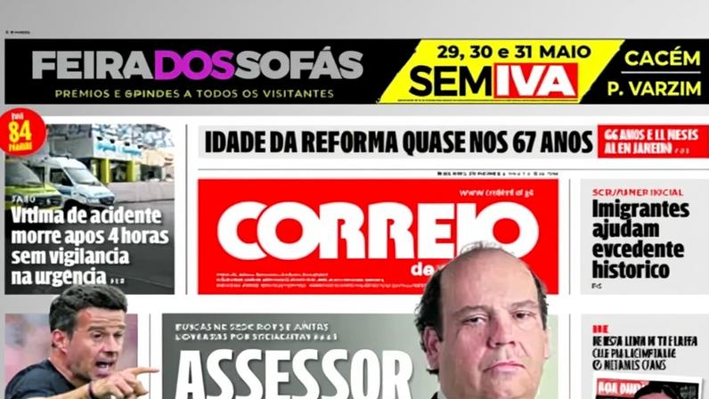 Capa do jornal