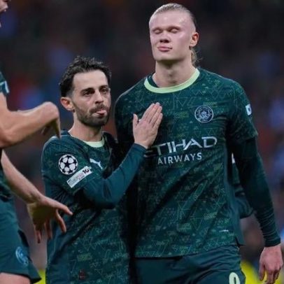 Haaland diz que será difícil sem Bernardo Silva e Guardiola