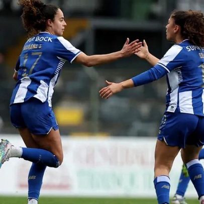 Futebol feminino volta a jogar no Estádio do Dragão