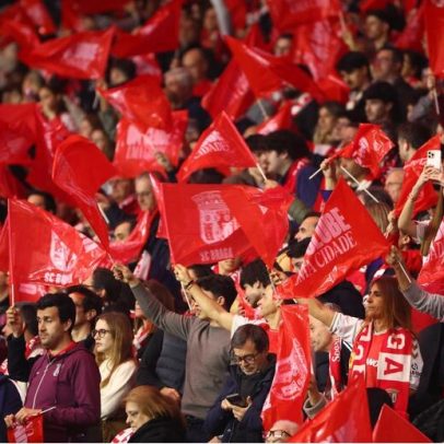 Braga instala ecrã gigante na cidade para a meia-final da Liga Europa