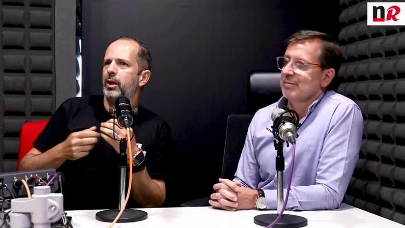Fábio Medeiros e João Mesquita no Negócios Record debatem desporto juvenil