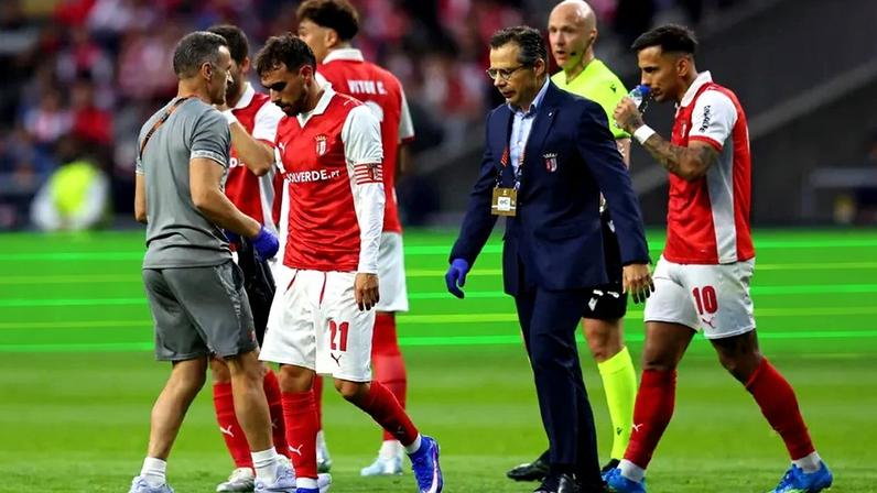 Ricardo Horta falha a segunda mão da meia-final da Liga Europa