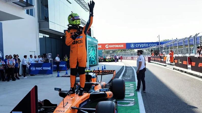Lando Norris conquista pole para a corrida sprint em Miami