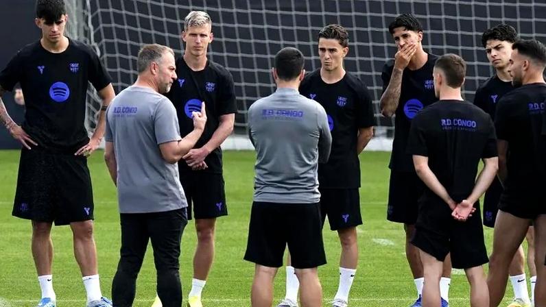 Treino do Barcelona
