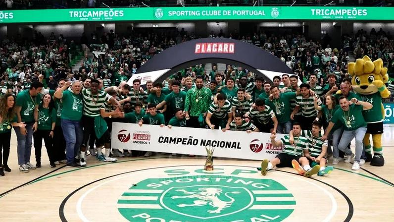 Sporting vence FC Porto por 36-29 e conquista tricampeonato após 46 anos