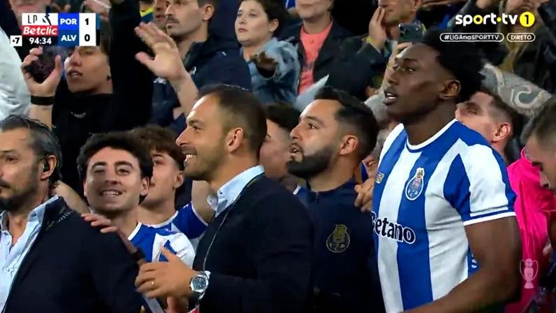 Vasco Sousa na festa do FC Porto: afirmou ter feito parte desde o início