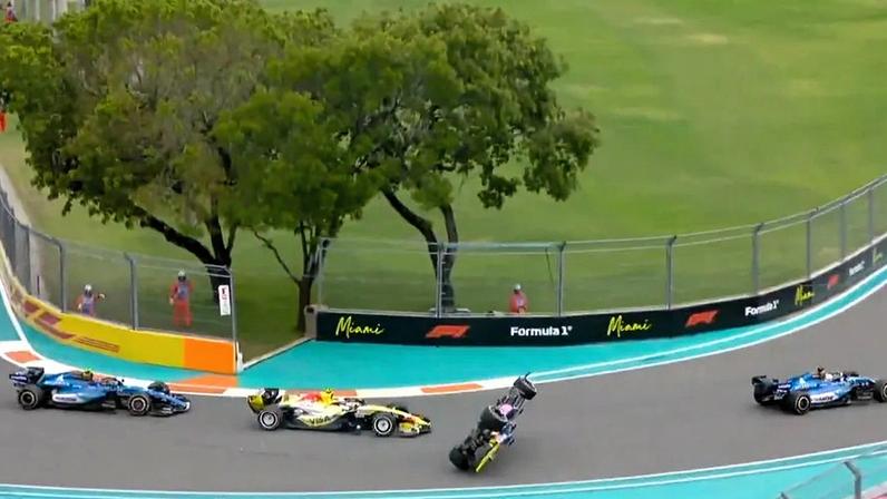 Gasly sofre capotamento no GP de Miami, considerado assustador e inesperado
