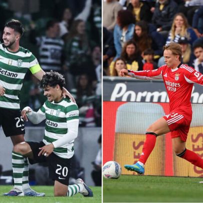 Confrontos diretos entre Benfica e Sporting definem posição na Liga