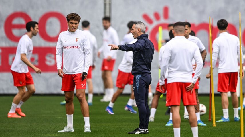 Treino do Sp. Braga