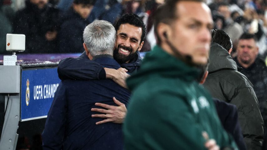 Mourinho com Arbeloa