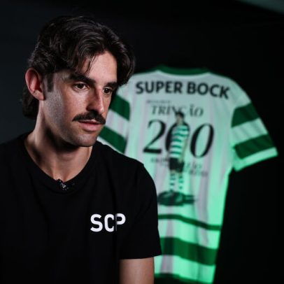 Trincão celebra sonho de infância e mira mais 200 jogos pelo Sporting