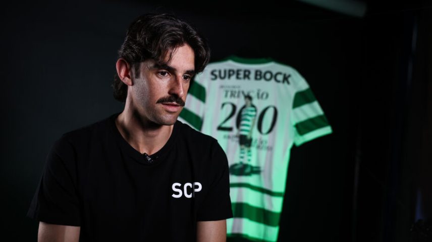 Trincão celebra sonho de infância e mira mais 200 jogos pelo Sporting