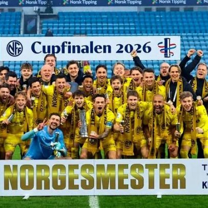 Bodø/Glimt volta a erguer a Taça da Noruega 33 anos depois