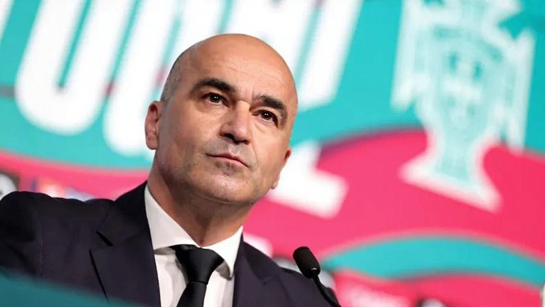 Roberto Martínez, selecionador de Portugal, durante a última convocatória para a Seleção Nacional