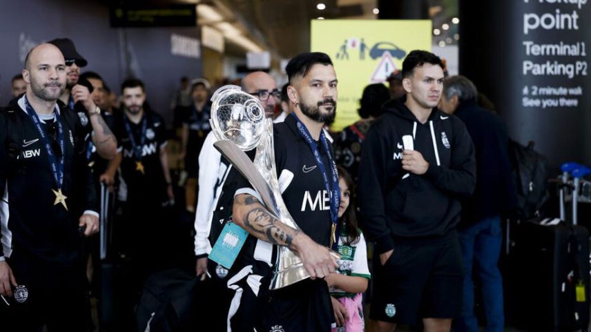Sporting regressa a Lisboa após vitória na Liga dos Campeões de futsal