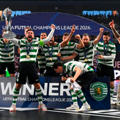 Sporting domina o quinteto ideal da Champions de futsal