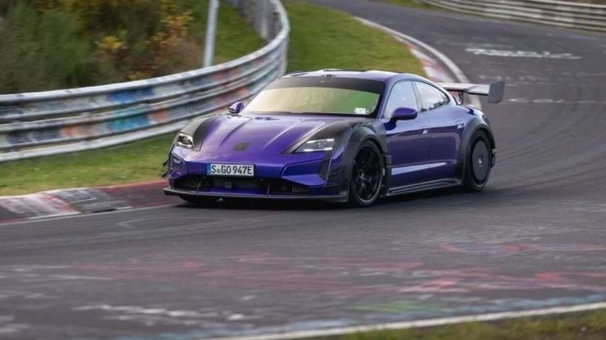 Porsche Taycan Turbo GT Manthey recupera recorde no Nürburgring-Nordschleife