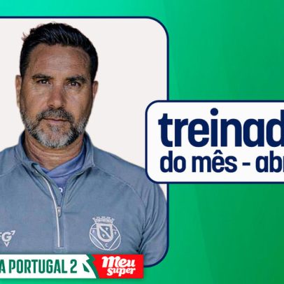Rui Ferreira vence treinador do mês de abril na 2.ª Liga