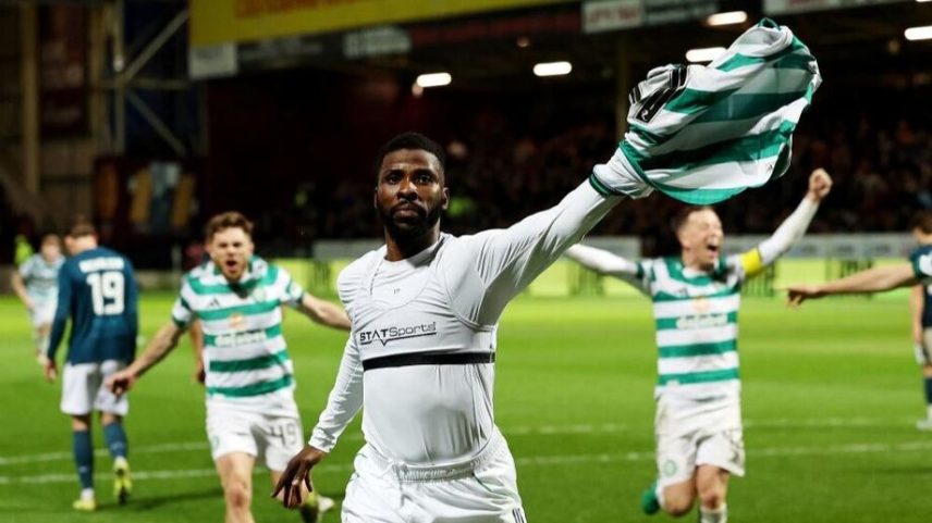 Celtic venceu na visita ao reduto do Motherwell, com penálti nos descontos