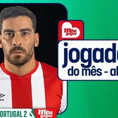 Salvador Agra é o jogador do mês de abril da 2ª Liga