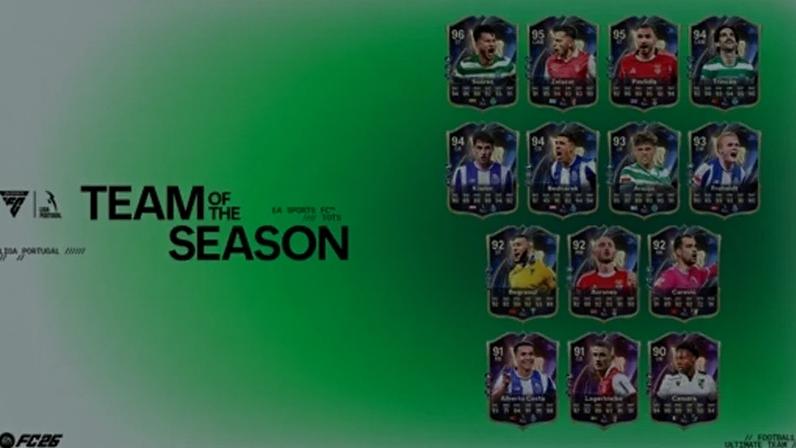 EA Sports FC destaca a Equipa do Ano da Liga Portugal