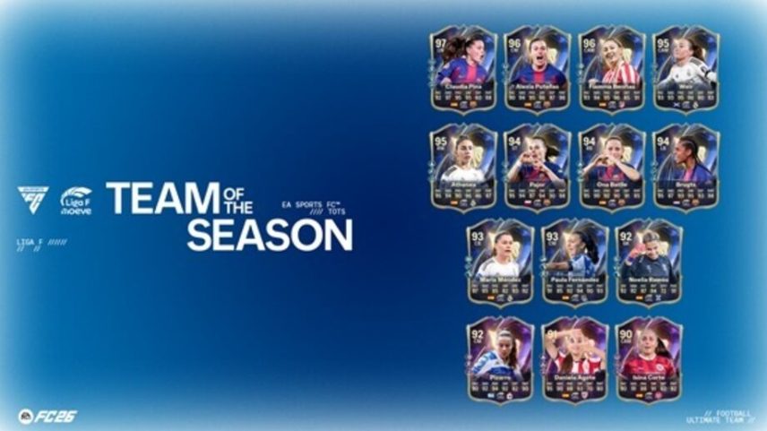 EA Sports FC anuncia a Equipa do Ano da Liga F