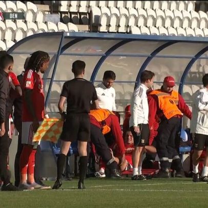 Gonçalo Oliveira deixa o jogo com várias queixas