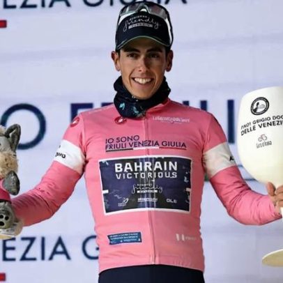 Diretor da Bahrain elogia Afonso Eulálio após subida e destaca equipa feliz