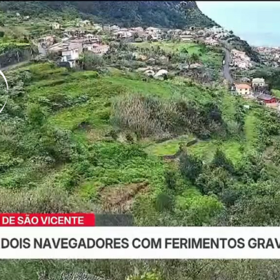 Acidente grave de rali na Madeira: carro cai em ravina e evacuação aérea