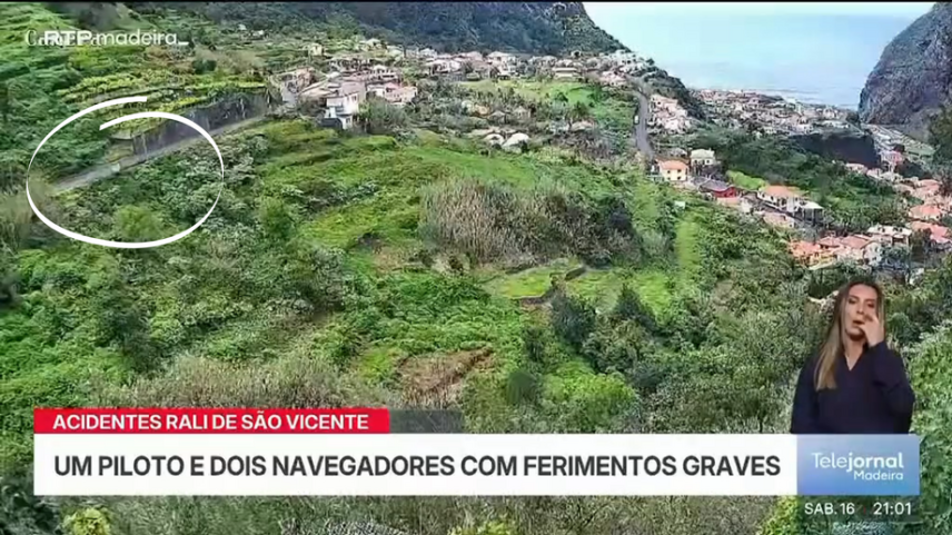 Rali de São Vicente: piloto e navegadores sofrem ferimentos graves