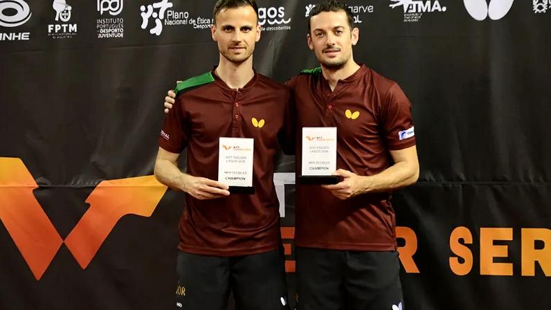 Tiago Apolónia e Marcos Freitas vencem pares no WTT Feeder Lagos