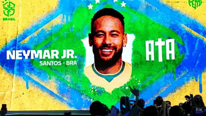 Neymar foi um dos convocados de Carlo Ancelotti para o Mundial'2026